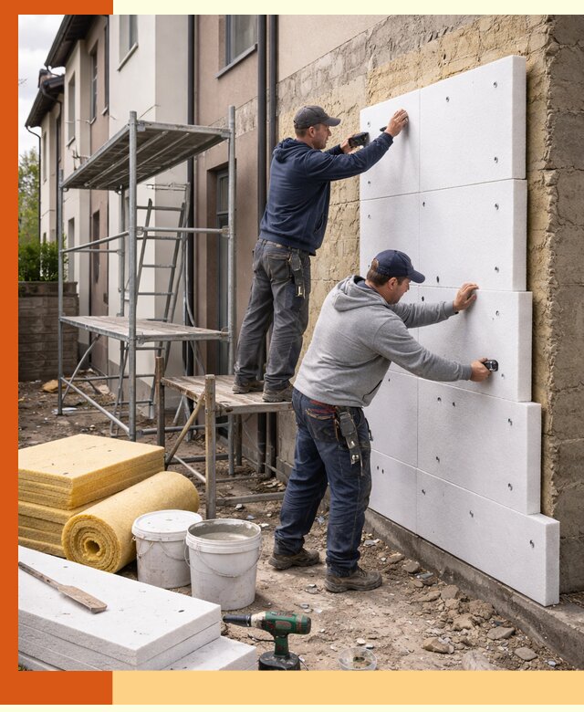 Утепление таунхауса с гарантией комфорта в Егорьевске