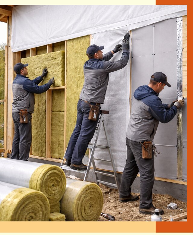 Утепление каркасного дома в Егорьевске от 4253 руб./м2 — профессионально | ТепломастерГрь