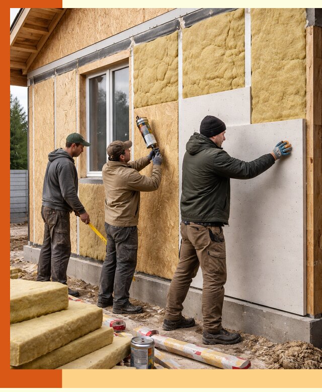 Профессиональное утепление дома из SIP-панелей в Егорьевске