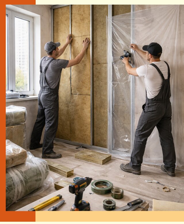 Утепление квартиры изнутри профессионально в Егорьевске