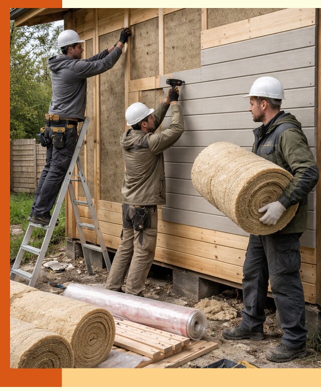 Утепление бани снаружи в Егорьевске профессионально и надежно