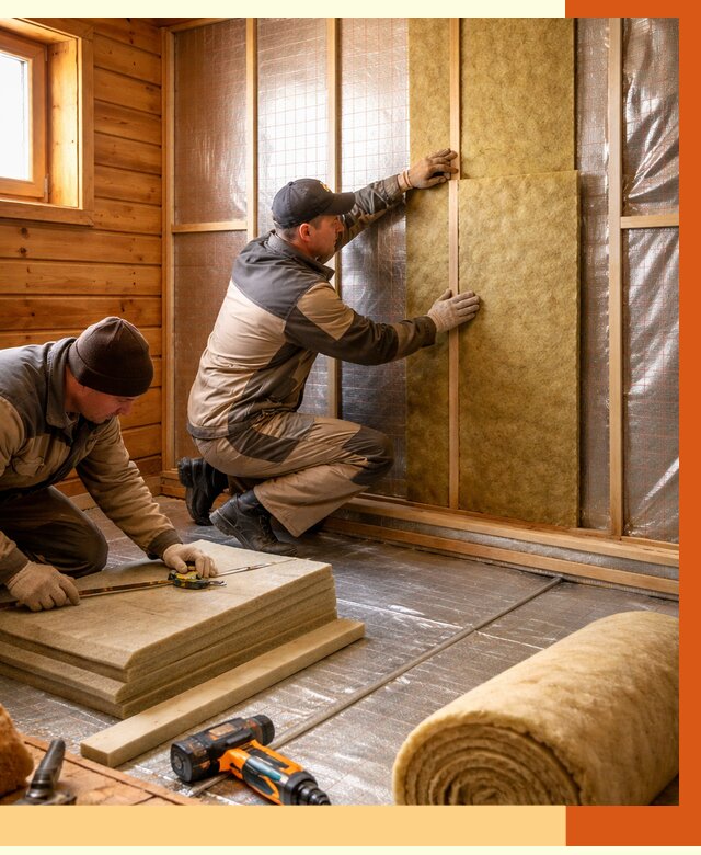 Утепление бани изнутри в Егорьевске под ключ от 4253 руб./м² | ТепломастерГрь