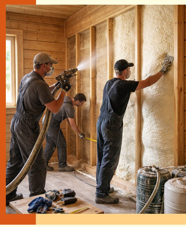 Утепление бани пенополиуретаном (ППУ) в Егорьевске