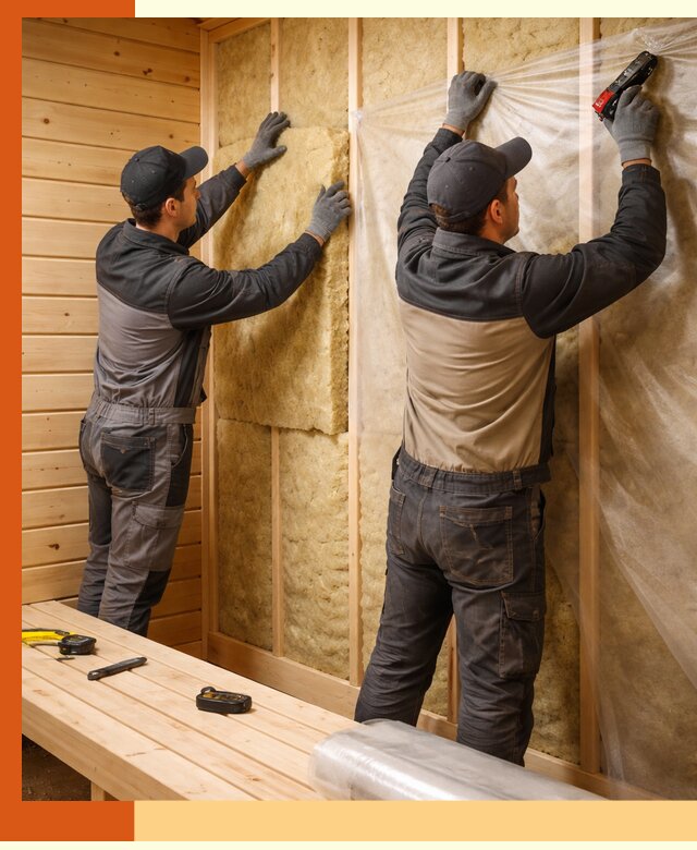 Профессиональное утепление сауны в Егорьевске с гарантиями качества