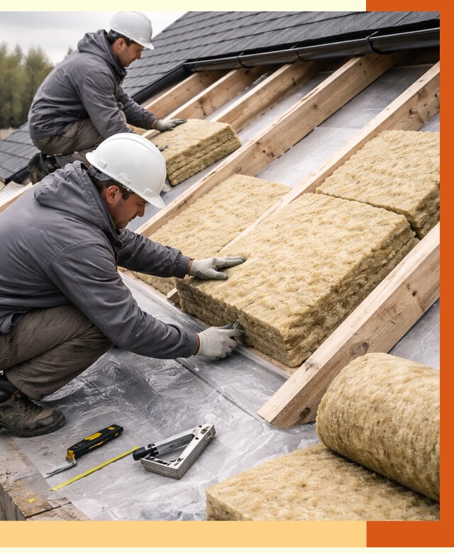 Утепление крыши в Егорьевске от 1873 руб./м2 — комплексное утепление кровли | ТепломастерГрь