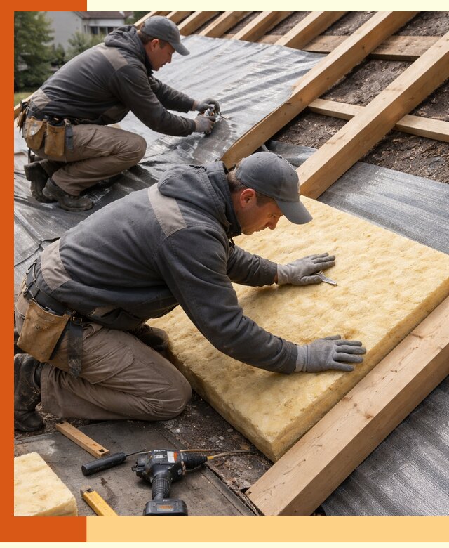 Профессиональное утепление крыши в Егорьевске качественно и надежно