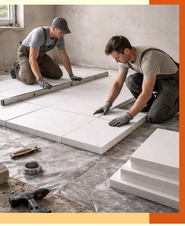 Утепление бетонного пола в Егорьевске от 2532 руб/м2 — монтаж и цена | ТепломастерГрь