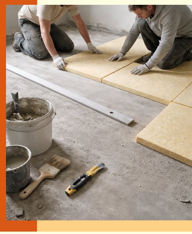 Утепление бетонного пола в Егорьевске профессионально и недорого