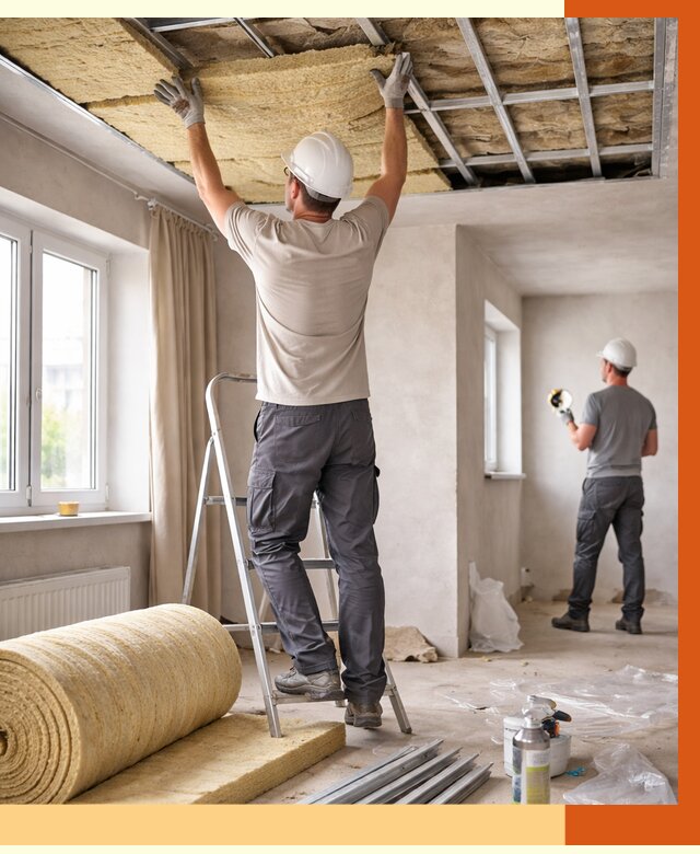 Утепление потолка в частном доме в Егорьевске от 962 руб./м² — работы под ключ | ТепломастерГрь