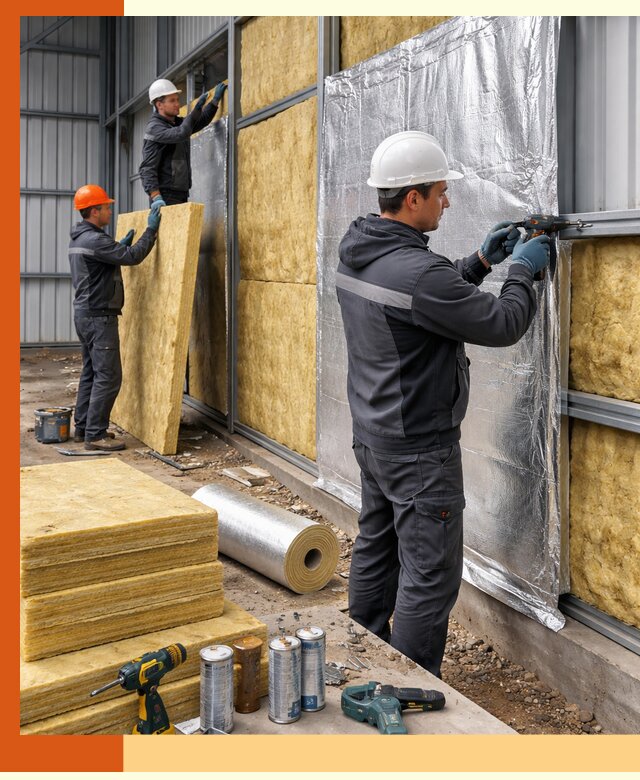 Утепление металлического ангара профессионально в Егорьевске