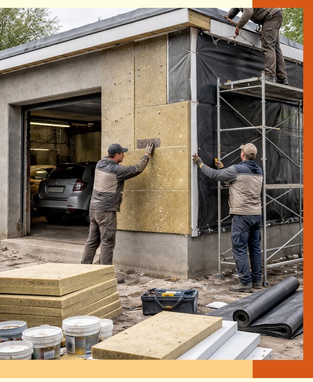 Утепление автосервиса в Егорьевске ппу, пеноизоляция, от 14683 руб/м2 — ТепломастерГрь