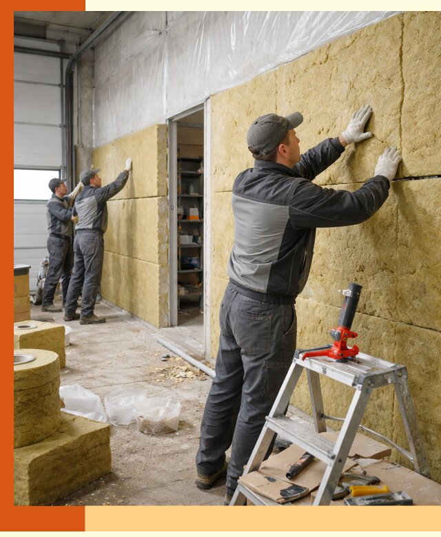 Утепление автосервиса и мастерских в Егорьевске качественно и надёжно