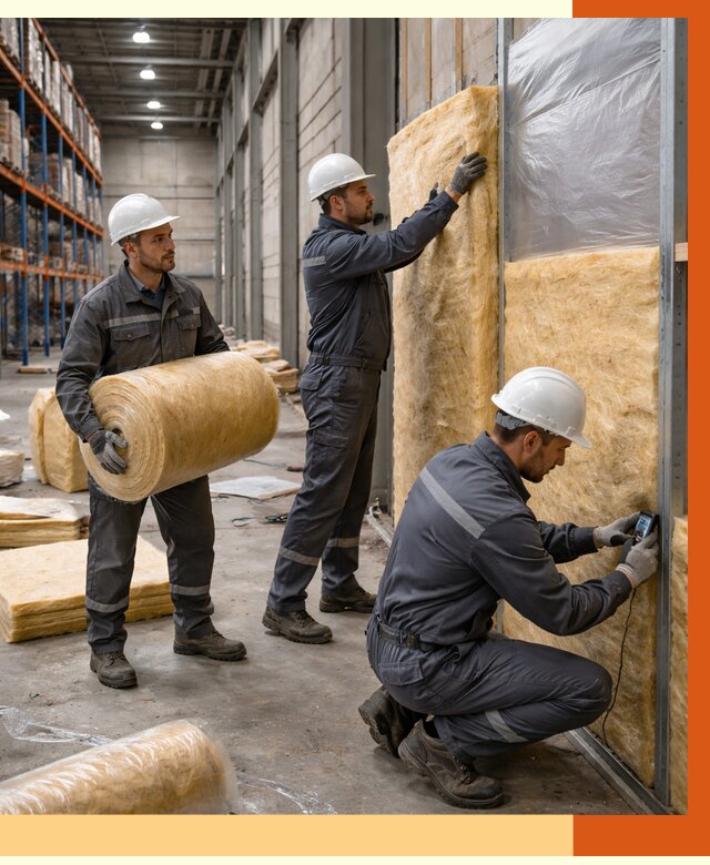 Утепление логистического центра в Егорьевске от 4557 руб/м² под ключ | ТепломастерГрь