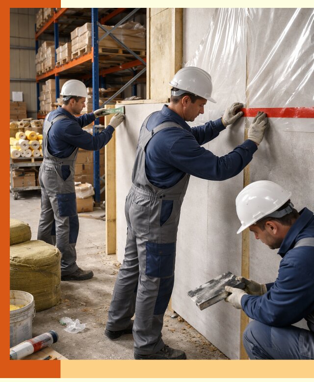 Утепление теплого склада под ключ в Егорьевске