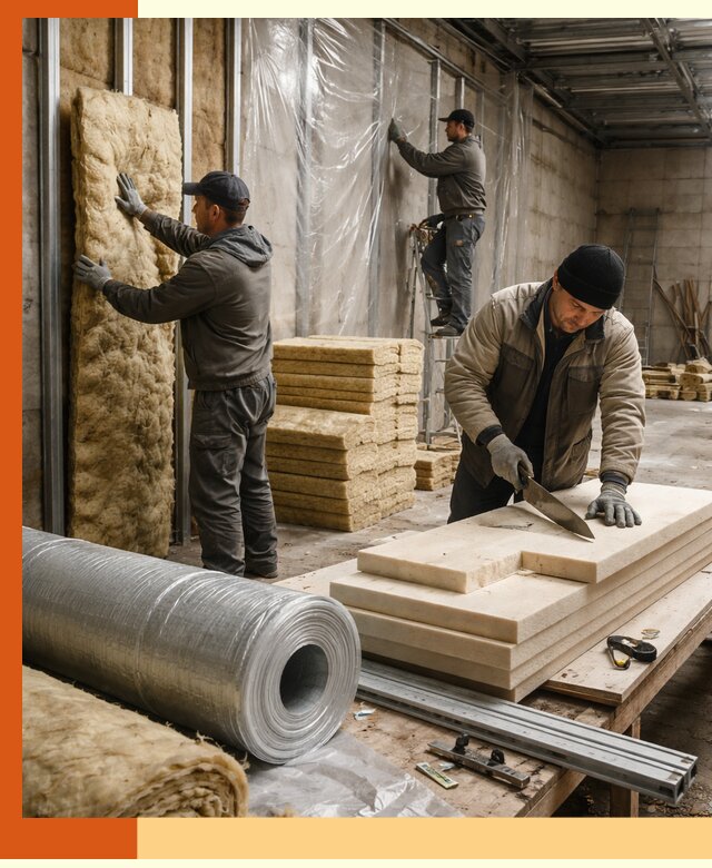 Утепление торгового склада в Егорьевске с энергоэффективными решениями