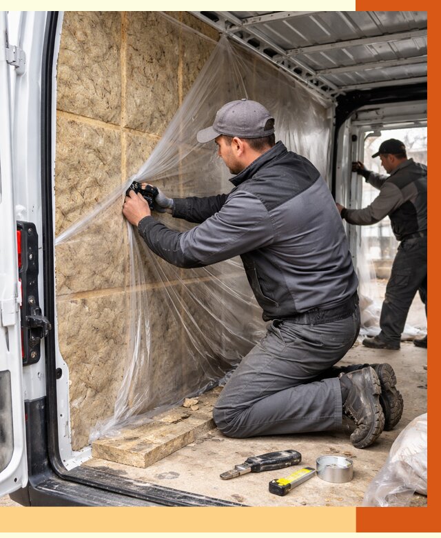 Утепление фургона в Егорьевске от 16708 руб/м2 — утепление фургона ППУ и кузова | ТепломастерГрь