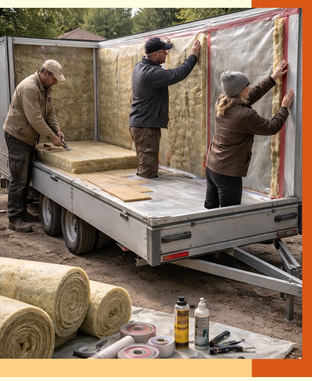 Утепление прицепа в Егорьевске под ключ от 12658 руб. — комплекс от ТепломастерГрь