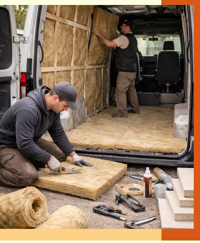 Утепление кемпера в Егорьевске под ключ от 12151 руб. — профессионально | ТепломастерГрь