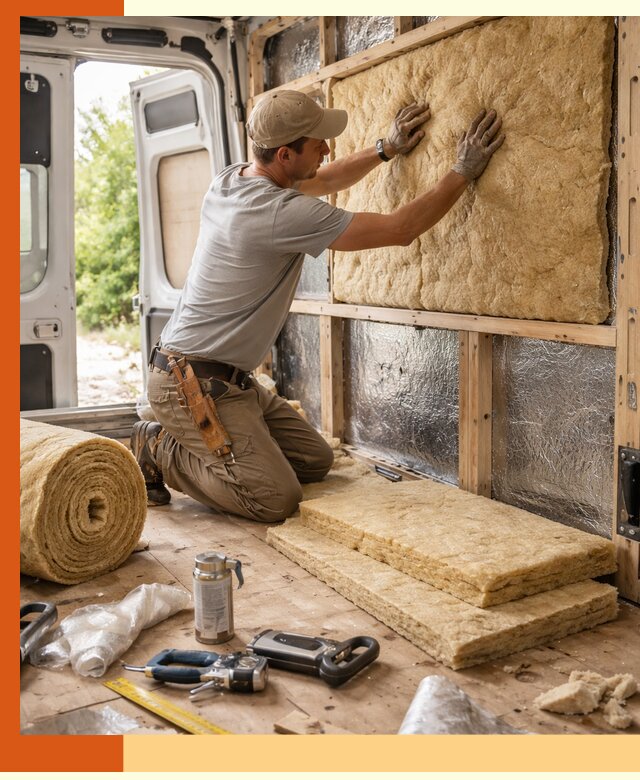 Утепление кемпера под ключ в Егорьевске с гарантией качества