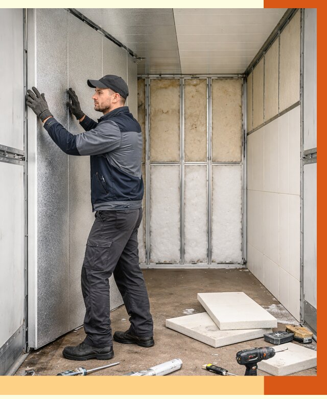 Утепление холодильного кузова в Егорьевске от 13670 руб. под ключ | ТепломастерГрь