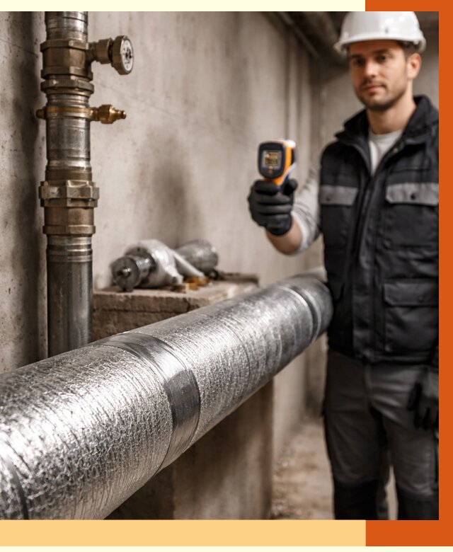 Утепление труб водоснабжения в Егорьевске от 8607 руб. за м² — услуги ТепломастерГрь