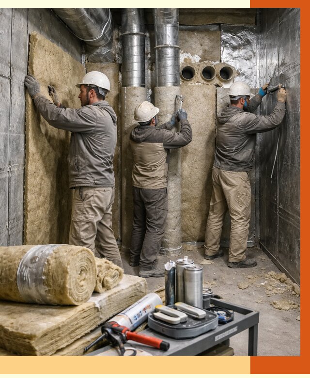 Утепление венткамеры в Егорьевске под ключ от 1468 руб. — профессионально | ТепломастерГрь