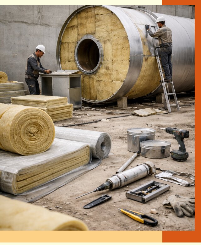 Утепление резервуара с топливом в Егорьевске от 27847 руб. под ключ | ТепломастерГрь