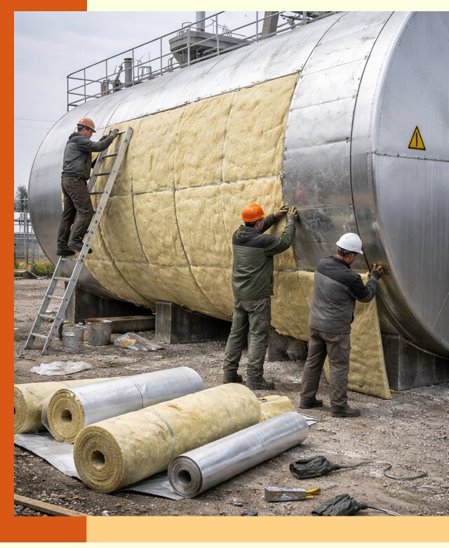 Утепление резервуаров с топливом в Егорьевске надежно и экономично