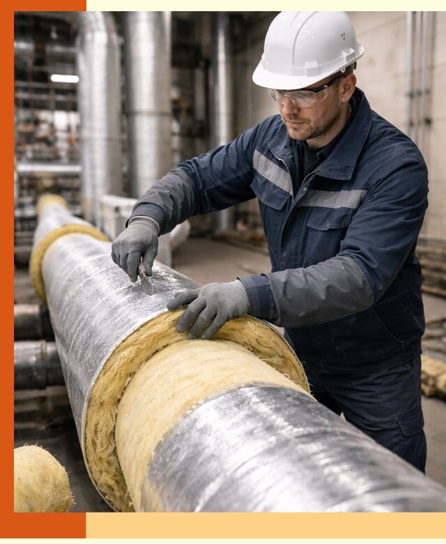 Утепление технологического оборудования и заводских установок в Егорьевске