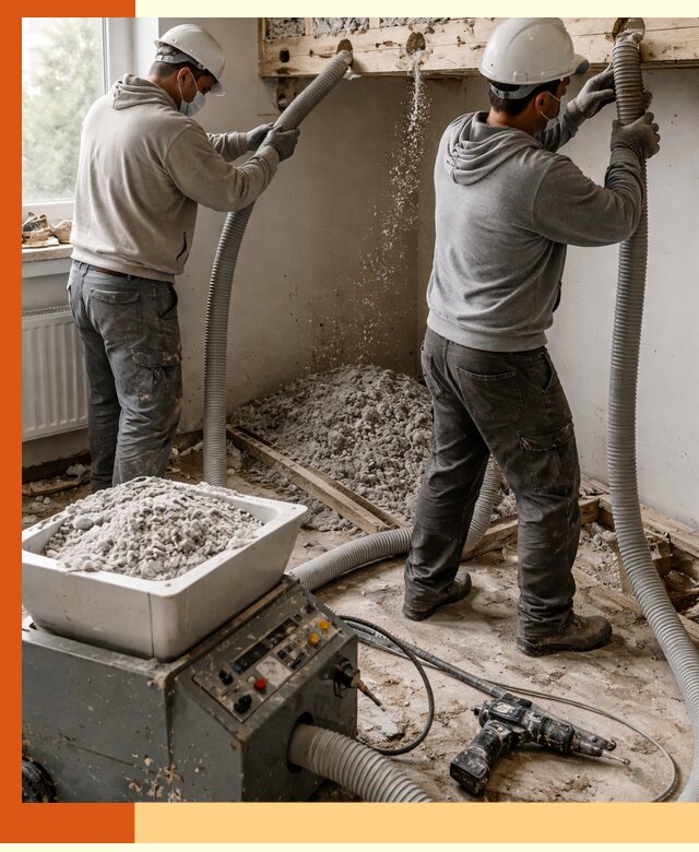 Заполнение пустот перекрытий пеной и наполнителями в Егорьевске