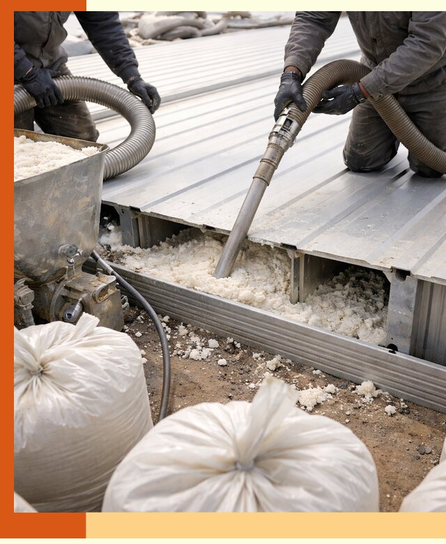 Заполнение пустот кровельных панелей пенными и мокрыми герметиками в Егорьевске