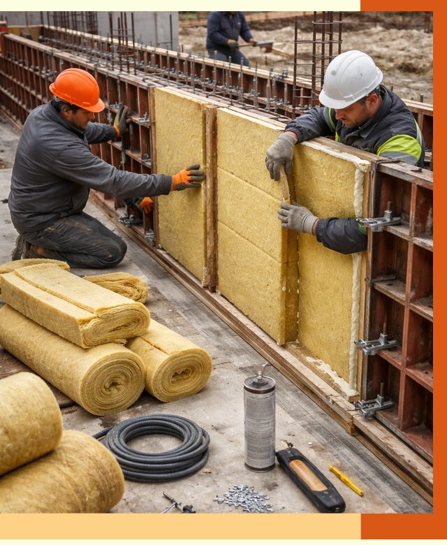 Теплоизоляция опалубки в Егорьевске от 7291 руб. за м2 — услуги и монтаж | ТепломастерГрь