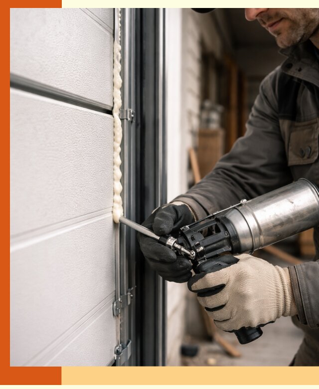 Заполнение пустот ворот в Егорьевске профессионально и герметично