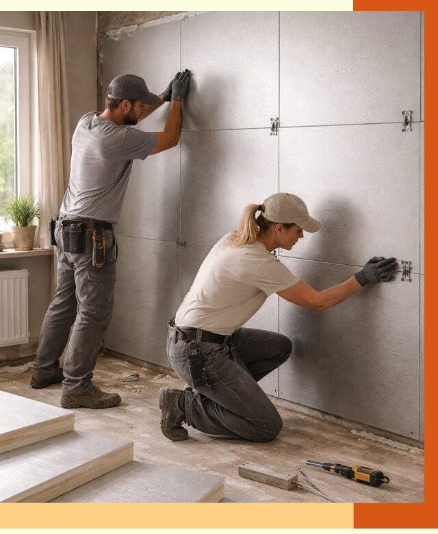 Утепление PIR панелями в Егорьевске от 4253 руб. под ключ | ТепломастерГрь