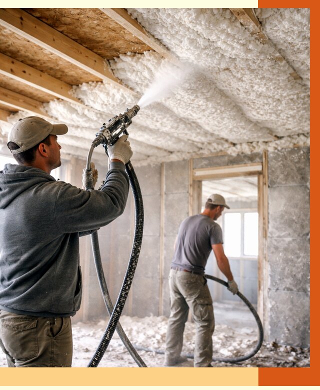 Утепление пеноизолом в Егорьевске от 1620 руб./м2 под ключ | ТепломастерГрь