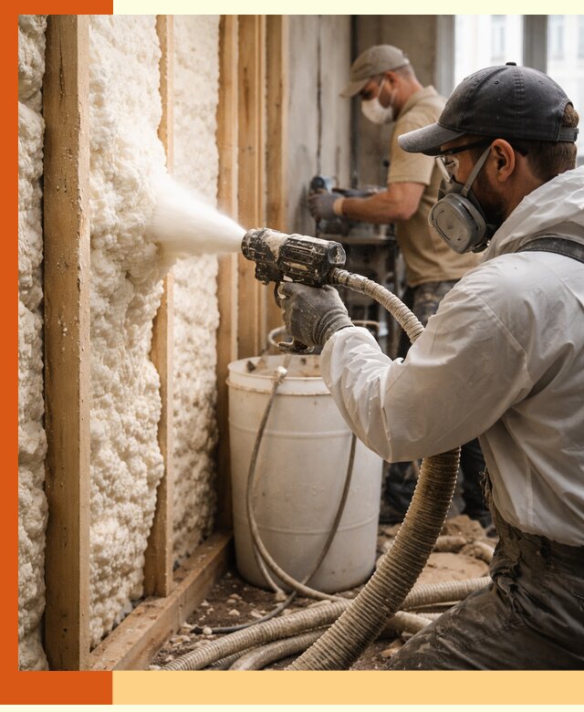 Утепление пеноизолом жилых и коммерческих объектов в Егорьевске