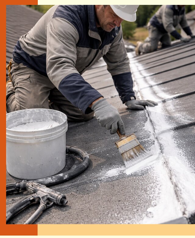 Утепление кровли жидкой теплоизоляцией в Егорьевске