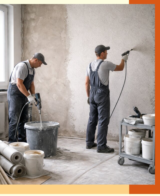 Утепление стен жидкой теплоизоляцией в Егорьевске от 4253 руб/м² | ТепломастерГрь