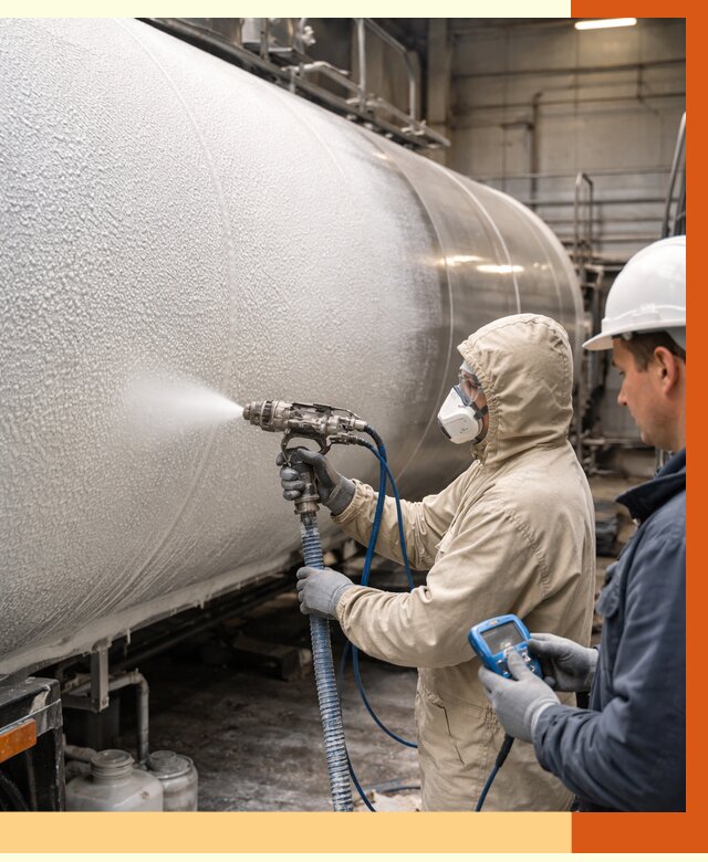 Утепление автоцистерны жидкой теплоизоляцией в Егорьевске от 14683 руб. под ключ | ТепломастерГрь