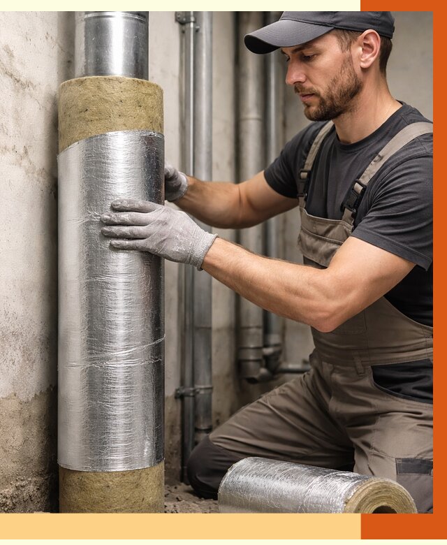 Шумоизоляция труб в Егорьевске от 1215 руб. — шумоподавление и звукоизоляция труб | ТепломастерГрь