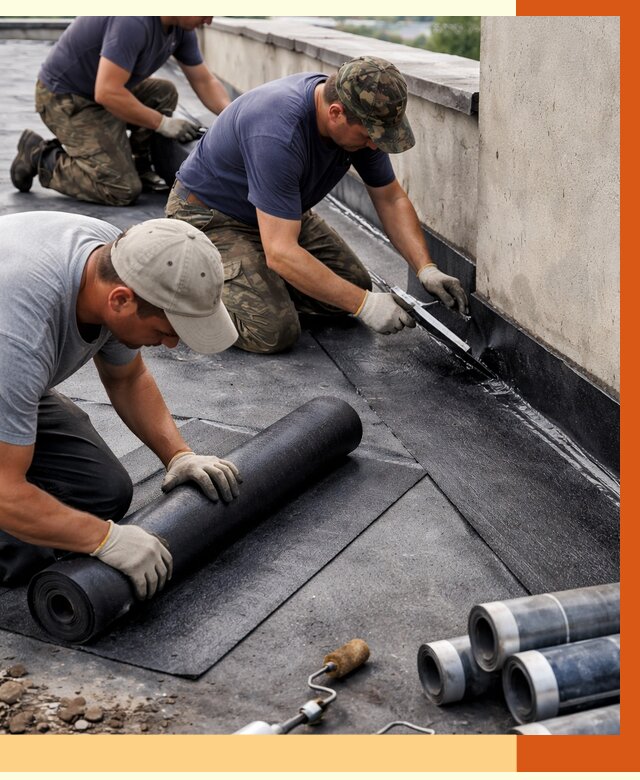 Гидроизоляция кровли в Егорьевске от 4557 руб. — профессиональная гидроизоляция крыши | ТепломастерГрь