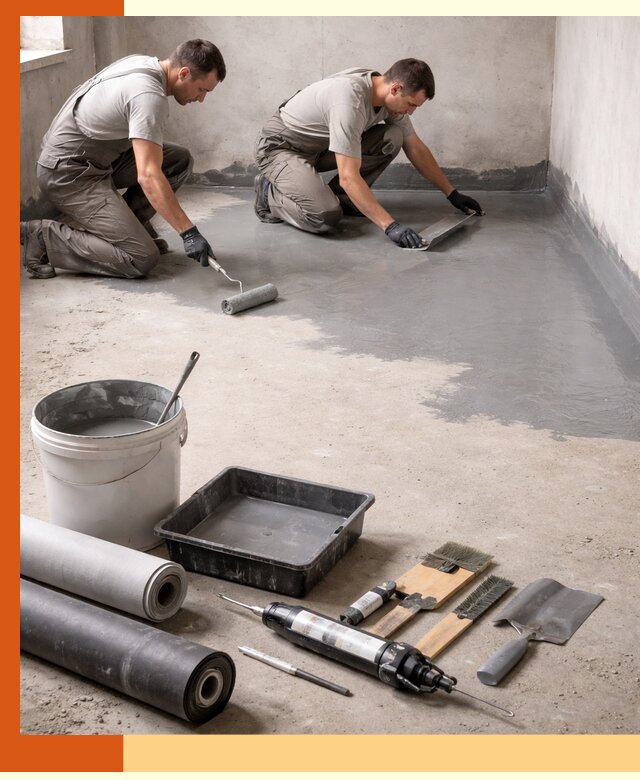 Гидроизоляция пола в Егорьевске — надежная защита от влаги и протечек