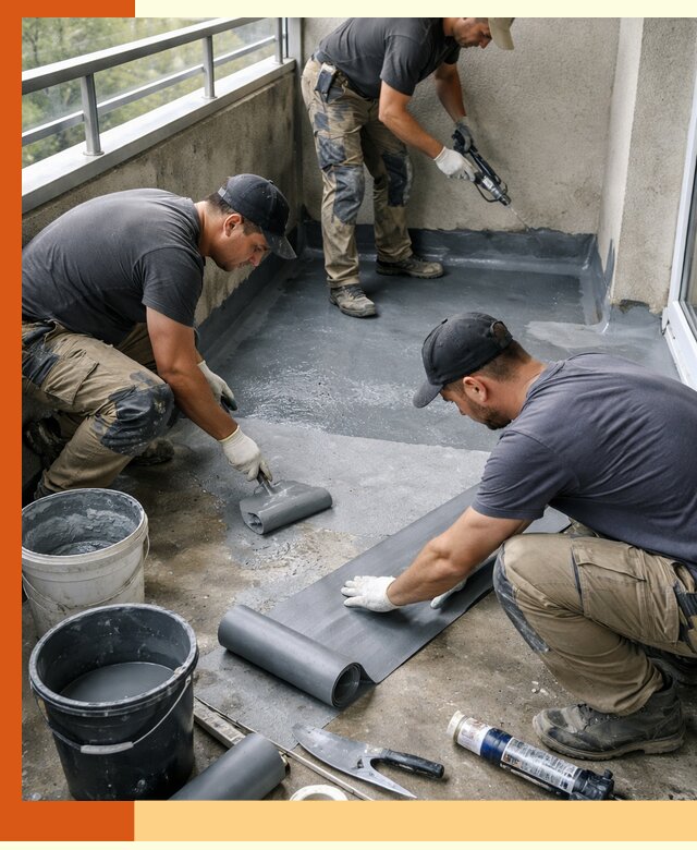 Гидроизоляция балкона в Егорьевске: надежная защита от протечек