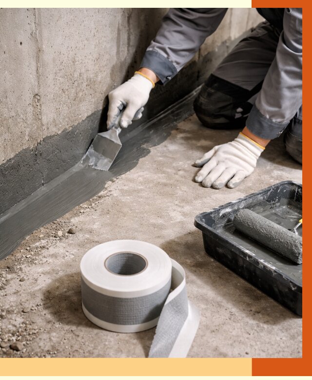 Гидроизоляция швов и герметизация стыков в Егорьевске от 1266 руб. | ТепломастерГрь