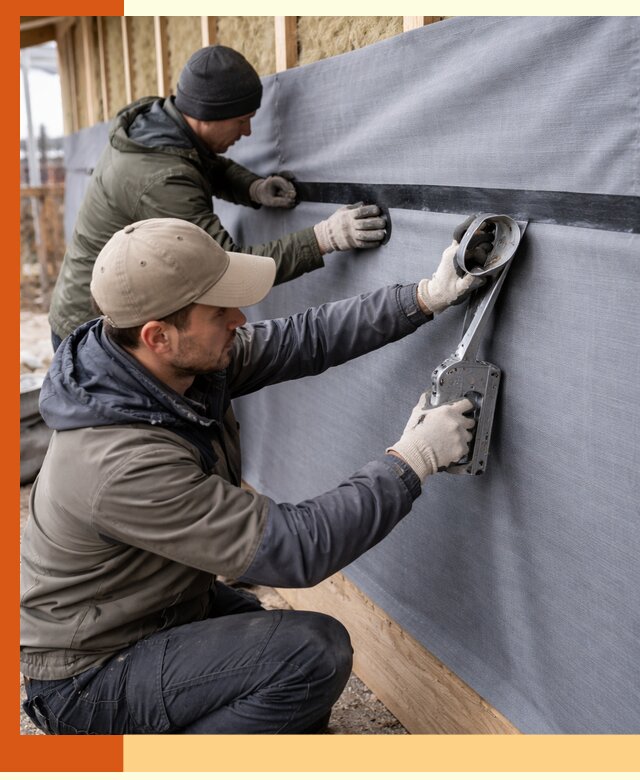 Монтаж ветроизоляции зданий и конструкций в Егорьевске