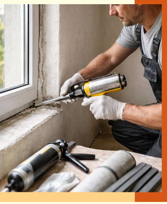 Герметизация стыков и примыканий в Егорьевске от 1215 руб. под ключ | ТепломастерГрь