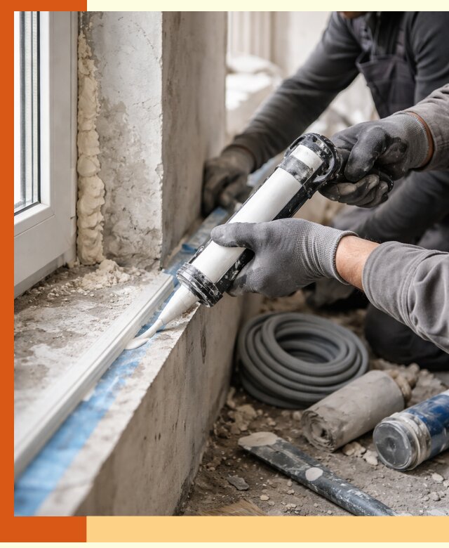 Герметизация стыков и примыканий зданий в Егорьевске