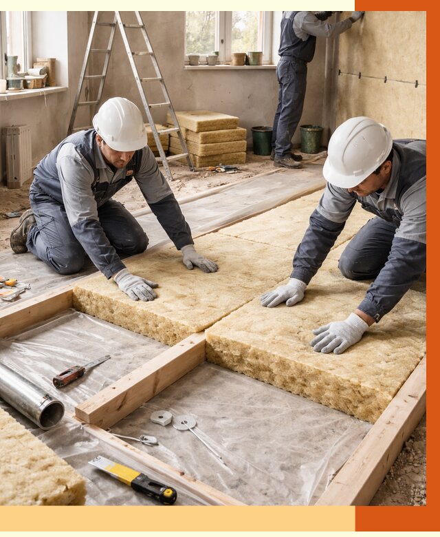 Восстановление теплоизоляции в Егорьевске от 8607 руб. — ремонт утепления под ключ | ТепломастерГрь