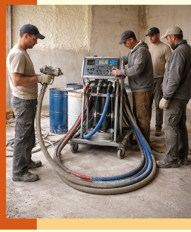 Аренда установки для напыления ППУ в Егорьевске на выгодных условиях